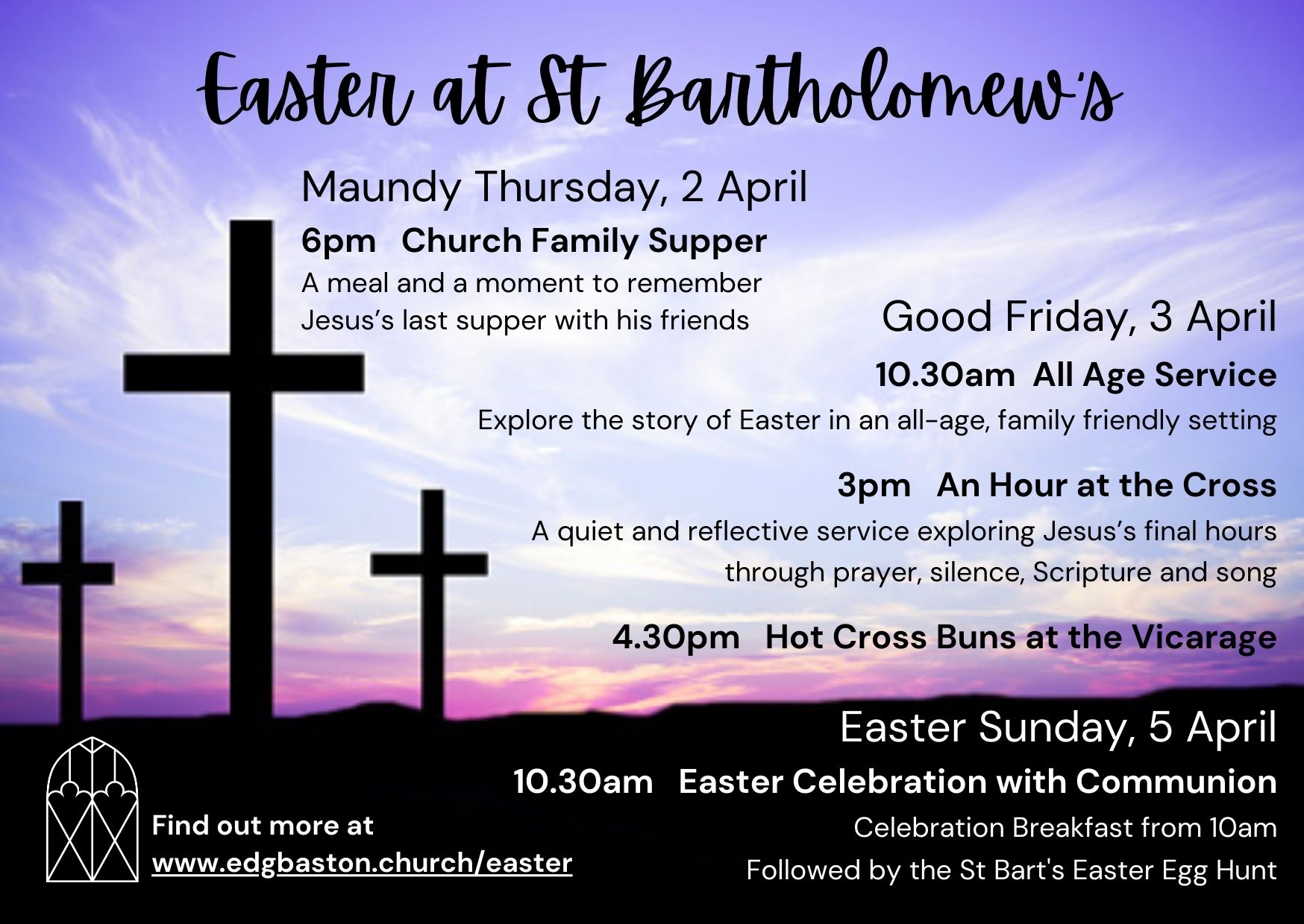 Read more about the article Sunday 5th April – Easter Sunday